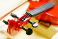 Red Violin Royalty Free Stock Photo