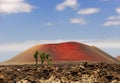 red volcano Royalty Free Stock Photo