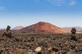 Red volcano lanzarote