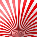 Red volumetric striped background. Cone. Red and white perspective spiral wallpaper. Funnel. Not trimmed, edges under Royalty Free Stock Photo