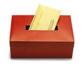 Red Voting Box