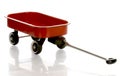 Red wagon Royalty Free Stock Photo