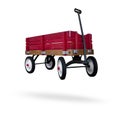 Red wagon Royalty Free Stock Photo