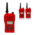 Red walkie-talkie