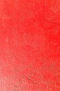 Red wall paint damage surface Royalty Free Stock Photo