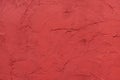 Red wall texture rough background abstract concrete floor Royalty Free Stock Photo