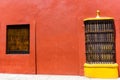 Red Wall and Yellow Window