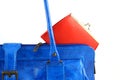 Red wallet in a handbag Royalty Free Stock Photo
