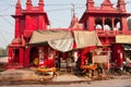 Red walls of the ancient Durga Temple Royalty Free Stock Photo