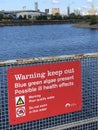 Red warning keep out sign Royalty Free Stock Photo