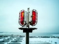 Red warning warning light Royalty Free Stock Photo