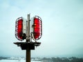 Red warning warning light Royalty Free Stock Photo