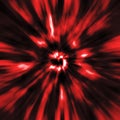 Red Warp Abstract