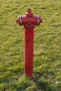 Red water hydrant Royalty Free Stock Photo