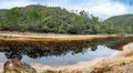 Red water in Rio Tinto, Huelva, Spain Royalty Free Stock Photo