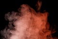 Red water vapor Royalty Free Stock Photo