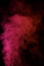 Red water vapor Royalty Free Stock Photo