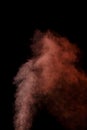 Red water vapor Royalty Free Stock Photo