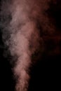 Red water vapor Royalty Free Stock Photo