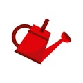 Red watercan icon Royalty Free Stock Photo