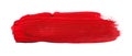 Red watercolor brush Royalty Free Stock Photo