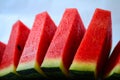 Slices of red watermelon Royalty Free Stock Photo