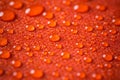 Red waterproof coating Royalty Free Stock Photo