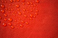 Red waterproof fabric Royalty Free Stock Photo