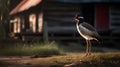 The red-wattled lapwing (Vanellus vanellus) is a large wader bird in the family Accipitridae.