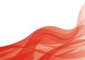 Red Waves Royalty Free Stock Photo