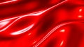 Red Waves Background, Liquid Metallic Wavy Wallpaper Design