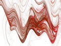 Red waves graphic Royalty Free Stock Photo