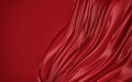 Red wavy background color splash, elegant classy design. 3d render