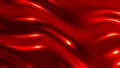 Red wavy plastic shiny background, smooth wavy texture pattern wallpaper Royalty Free Stock Photo