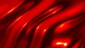 Red wavy plastic shiny background, smooth wavy texture pattern wallpaper Royalty Free Stock Photo