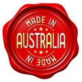Red wax seal - made in Australia