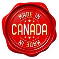 Red wax seal - made in Canada