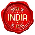 Red wax seal - made in India