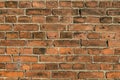 Red weathered brick wall background Royalty Free Stock Photo