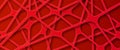 Red Web Like Network Background