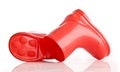 Red Wellie Boots Royalty Free Stock Photo