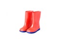 Red Wellies Royalty Free Stock Photo