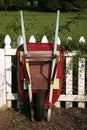 Red Wheel Barrow Royalty Free Stock Photo