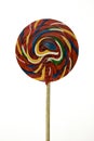 Red whirly lollipop Royalty Free Stock Photo