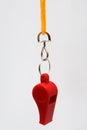 Red whistle Royalty Free Stock Photo