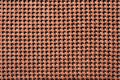 Red, white and black synthetic knitted fabric texture Royalty Free Stock Photo