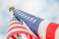 Red white and blue american flag Royalty Free Stock Photo