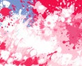 a red white and blue background with paint splatters Royalty Free Stock Photo