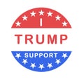 i support trump badge or button or sticker