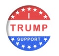 i support trump badge or button or sticker